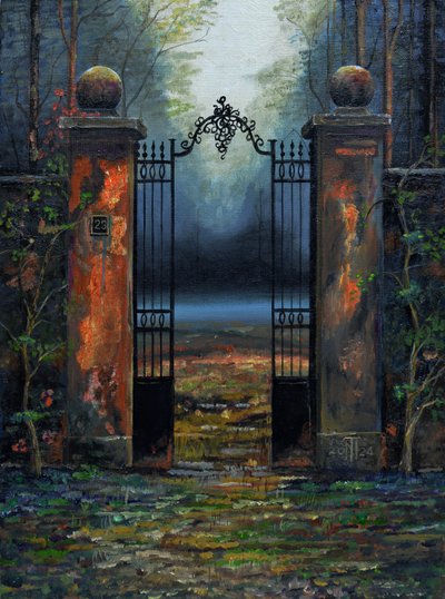 Tore zum Schloss, Frankreich, 2024 von Trevor Neal