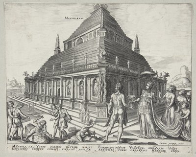 Die acht Wunder der Welt von Ubekendt efter Philips Galle efter Maarten van Heemskerck