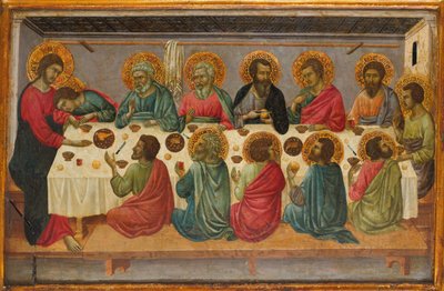 Das letzte Abendmahl, ca. 1325-30 von Ugolino da Siena