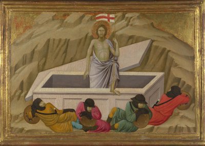 Die Auferstehung aus der Basilika Santa Croce, Florenz, um 1324-1325 von Ugolino di Nerio