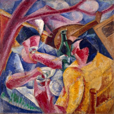Unter der Pergola, Neapel von Umberto Boccioni