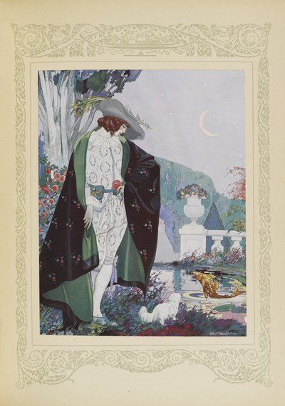 Er sah einen großen goldenen Karpfen, Illustration aus 