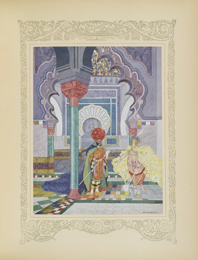 Der Feenprinz gab drei verzauberte Rohrkolben, Illustration aus 