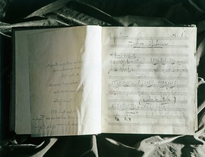 Die erste Seite von "Andrea Chenier" von Umberto Menotti Maria Giordano von Umberto Giordano