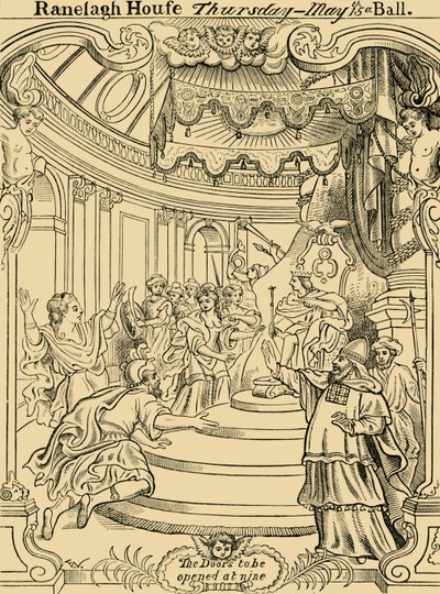 Eine Einladungskarte nach Ranelagh, ca. 1876 von Unbekannt