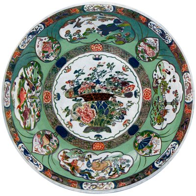 Chinesische Porzellanschale aus der Kang-he-Periode, 17. Jahrhundert, 1903 von Unbekannt