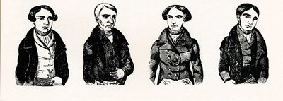 Ein zeitgenössischer Eindruck der Tolpuddle-Märtyrer, 1838, 1934 von Unbekannt
