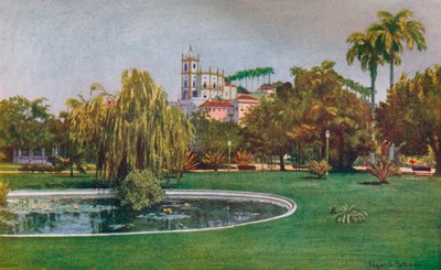 Eine Ecke des Praca da Gloria, 1914 von Unbekannt