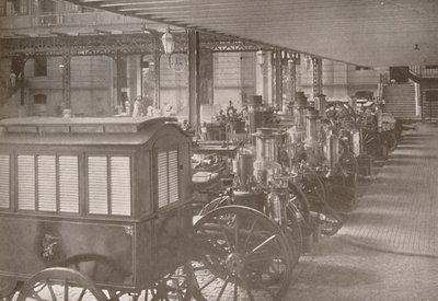 Eine Ecke des Hauptquartiers der Feuerwehr von Rio, 1914 von Unbekannt