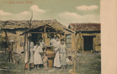 Eine kubanische Landfamilie, 1908 von Unbekannt