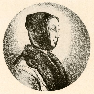 Eine niederländische Dame im Pelzkragen und Kapuze von Unbekannt