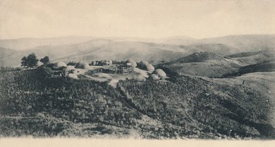 Ein Kafir-Kraal - Zululand, frühes 20. Jahrhundert von Unbekannt