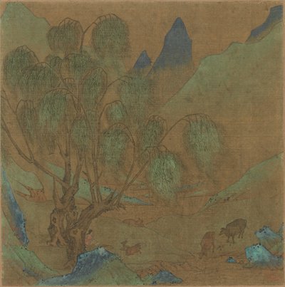 Eine pastorale Szene, 1271-1368 von Unbekannt
