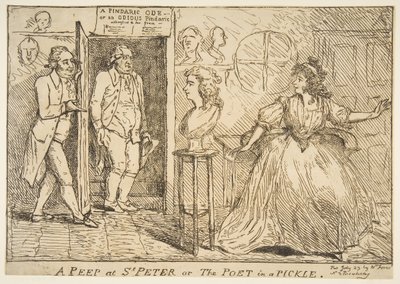 Ein Blick auf St. Peter oder Der Dichter in der Klemme, 23. Juli 1789 von Unbekannt