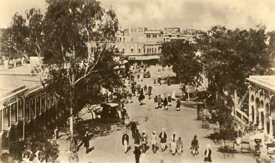 Ein Teil des Sadar Bazar, Rawalpindi - Vom Massy Gate aus gesehen von Unbekannt