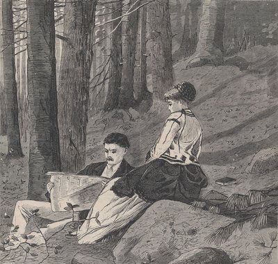 Ein ruhiger Tag auf dem Land von Unbekannt