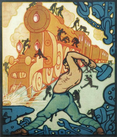 Eine gemeinsame Anstrengung wird das Land aus den Ruinen erheben, 1920er Jahre von Unbekannt