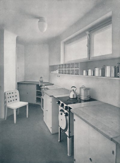 Eine Küche, entworfen von Professor Oswald Haerdtl, Wien, 1935 von Unbekannt