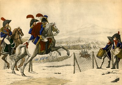 Akt III Szene VI - 50.000 Österreicher...Oh, der schöne Fang, 1805, 1921 von Unbekannt