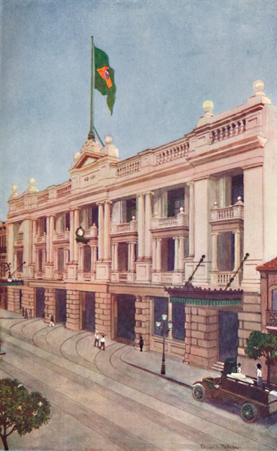 Verwaltungsbüros der Rio Tramway, Light and Power Company, 1914 von Unbekannt