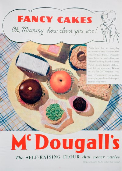 Werbung für McDougalls Mehl, 1935 von Unbekannt