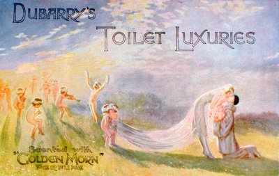 Werbung für Dubarrys Toilettenluxus, parfümiert mit Golden Morn, 1922 von Unbekannt