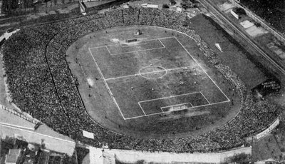 Luftaufnahme von Stamford Bridge, Stadion des Chelsea Football Club, London, ca. 1922 von Unbekannt