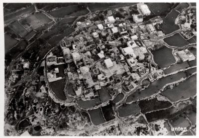 Luftaufnahme der Höhen um Jerusalem, Palästina, von einem Zeppelin, 1931-1933 von Unbekannt
