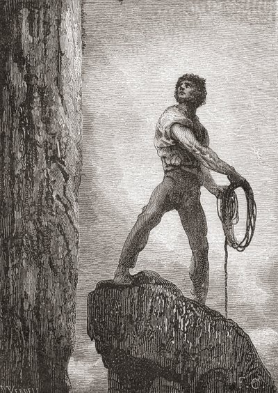 Nach einem Werk von Gustave Doré aus dem Buch 