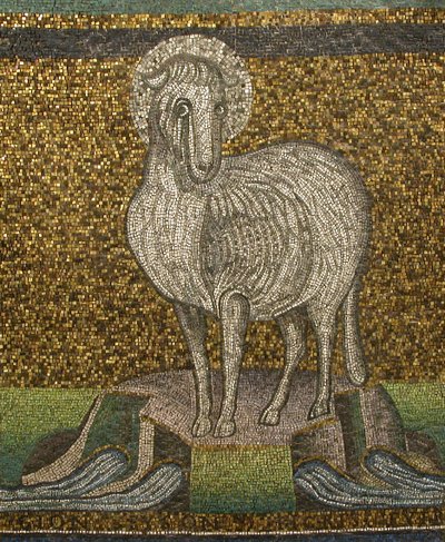 Agnus Dei, Byzantinisch, frühes 20. Jahrhundert, Original aus dem 6. Jahrhundert von Unbekannt