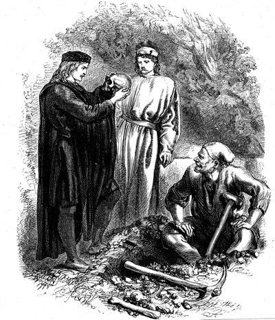 Ach, armer Yorick! Ich kannte ihn, Horatio, ca. 1850 von Unbekannt