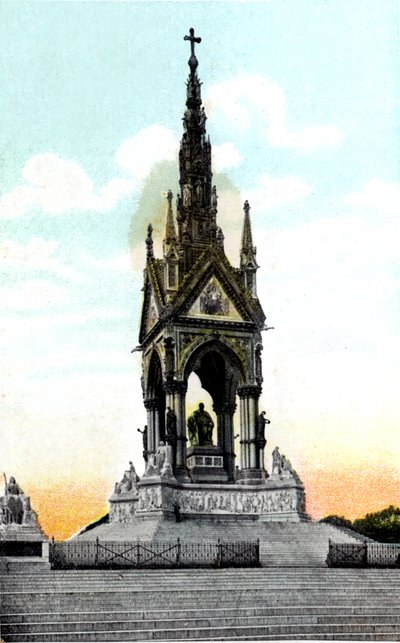 Albert Memorial, London, 20. Jahrhundert von Unbekannt