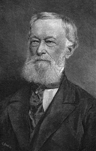 Alfred Krupp, deutscher Industrieller und Waffenhersteller, 1886 von Unbekannt