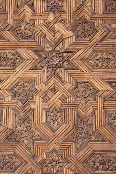 Alhambra - Tür in den Nasridenpalästen, Granada, Spanien von Unbekannt