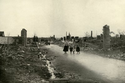 Alles, was von Sermaize übrig bleibt, 1919 von Unbekannt