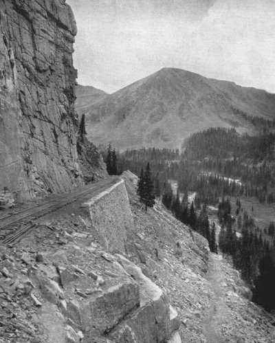 Alpenpass, Colorado, USA, um 1900 von Unbekannt
