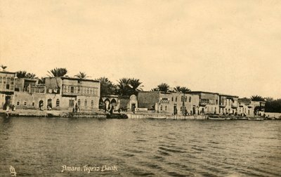Amara, Tigris-Ufer, um 1918-1939 von Unbekannt