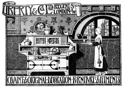 Eine Werbung für Liberty and Co Ltd, 1898 von Unbekannt