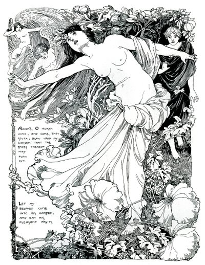 Eine Illustration für das Hohelied, 1899 von Unbekannt