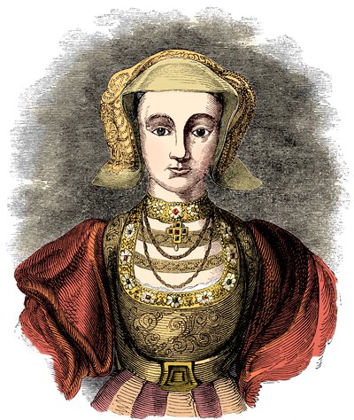 Anna von Kleve 1515-1557, vierte Frau von Heinrich VIII. von England, 19. Jahrhundert von Unbekannt