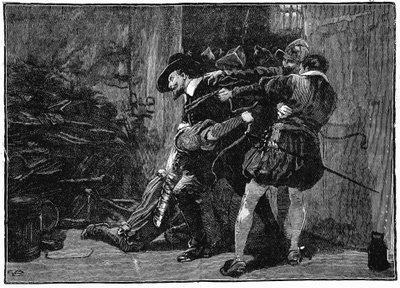 Verhaftung von Guy Fawkes in den Kellern des Parlaments, 1605 19. Jahrhundert von Unbekannt