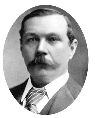 Arthur Conan Doyle, schottischer Schriftsteller, ca. 1900 von Unbekannt