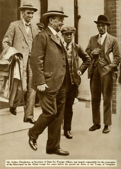 Arthur Henderson, 1929, 1935 von Unbekannt