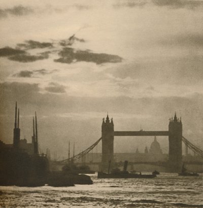 Wie die Schiffe London vom Pool aus sehen, ca. 1935 von Unbekannt