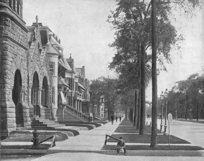 Ashland Avenue, Chicago, Illinois, USA, ca. 1900 von Unbekannt
