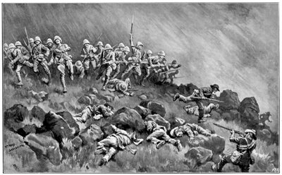 Angriff auf Wagon Hill, 2. Burenkrieg, 6. Januar 1900 von Unbekannt