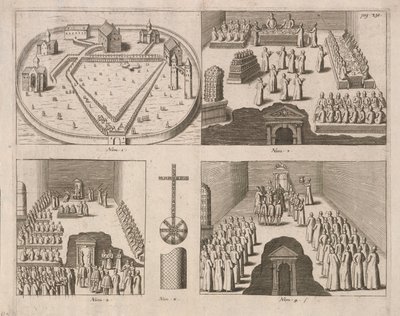 Audienz beim russischen Zaren, Moskau. Veröffentlicht von Jacob Ulfeldt, 1578 von Unbekannt