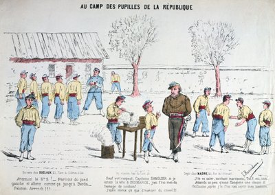 Im Lager der Zöglinge der Republik, 1871 von Unbekannt