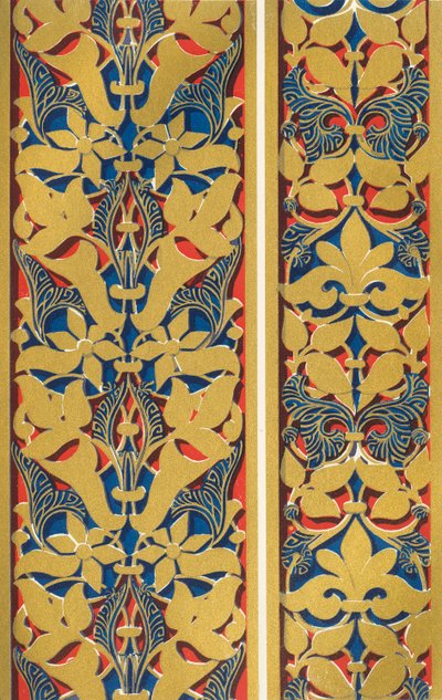 Bänder, Seite der Bögen, Löwenhof, 1907 von Unbekannt