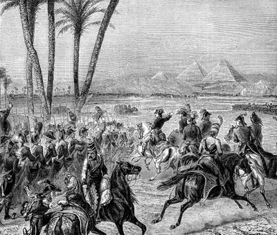 Schlacht bei den Pyramiden, 21. Juli 1798, 1882-1884 von Unbekannt
